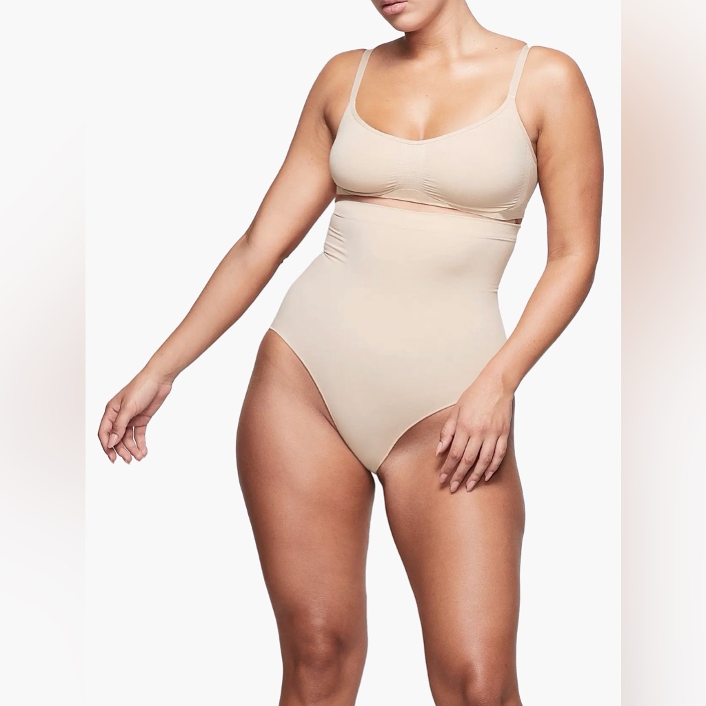 Skims Seamless Sculpt High-Waist Brief- Sand (2xl)